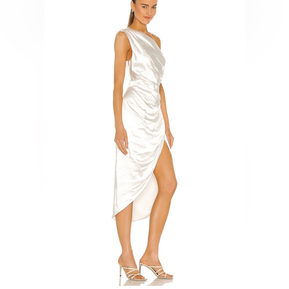 Elliatt White Asymmetrical Dress